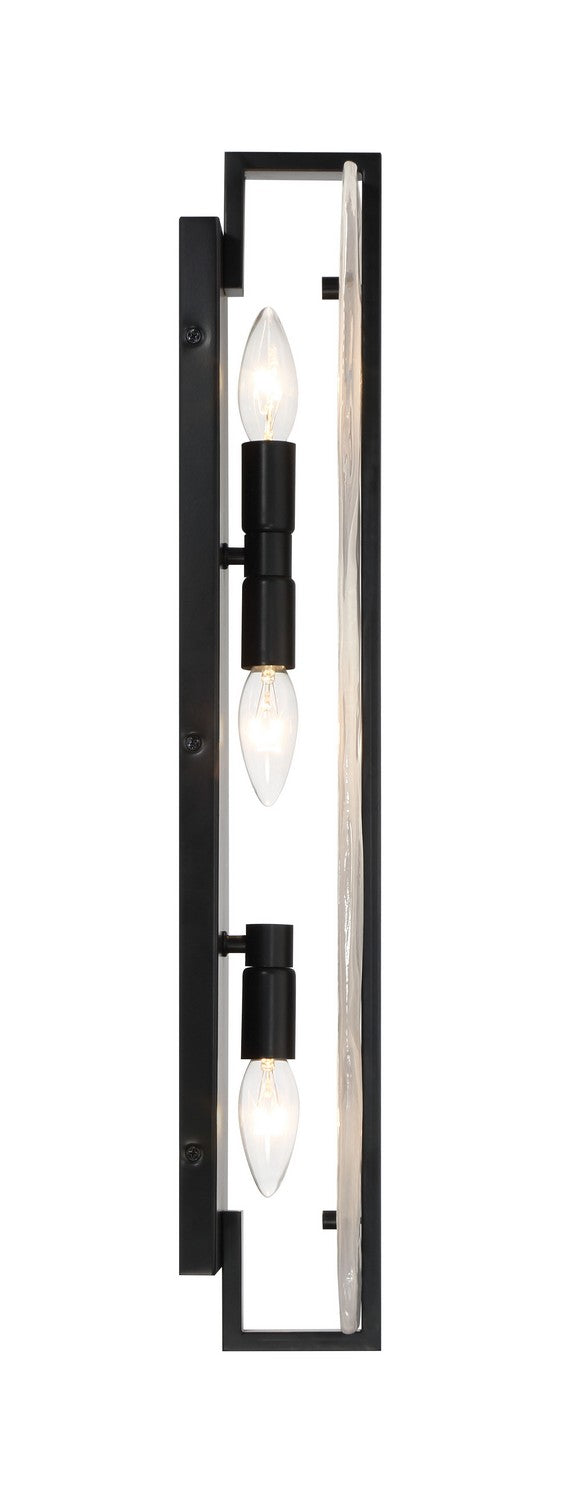 Minka-Lavery 3615-66A Three Light Wall Sconce, Coal