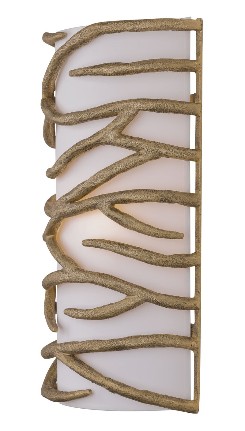 Minka-Lavery 3712-788 Two Light Wall Sconce, Ashen Gold