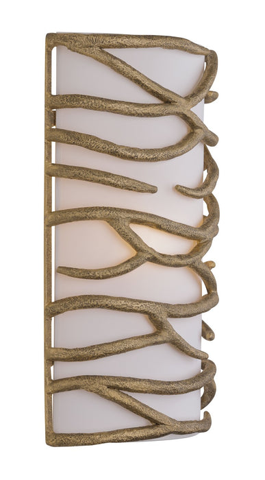 Minka-Lavery 3712-788 Two Light Wall Sconce, Ashen Gold