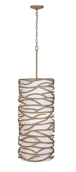 Minka-Lavery 3716-788 Nine Light Foyer Pendant, Ashen Gold