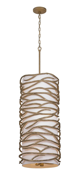 Minka-Lavery 3716-788 Nine Light Foyer Pendant, Ashen Gold