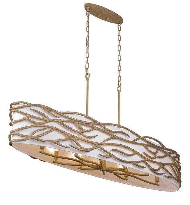 Minka-Lavery 3717-788 Ten Light Island Pendant, Ashen Gold