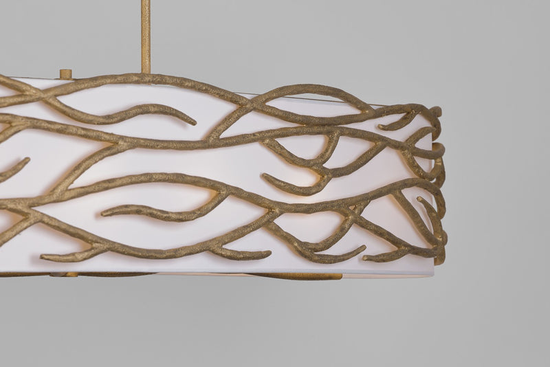 Minka-Lavery 3717-788 Ten Light Island Pendant, Ashen Gold