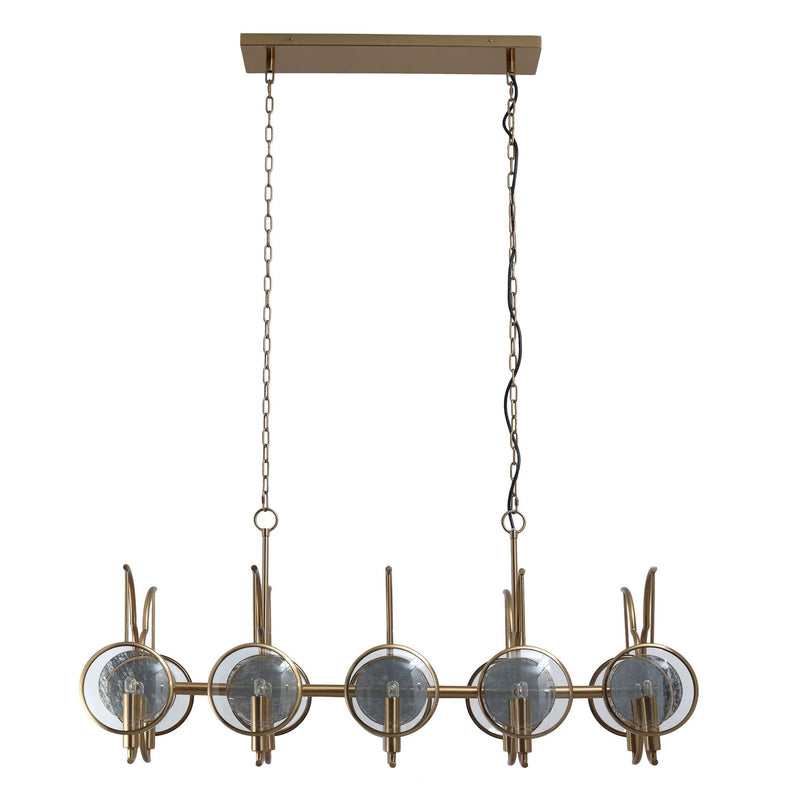 Minka-Lavery 3817-863 Ten Light Island Pendant, Artisan Brass