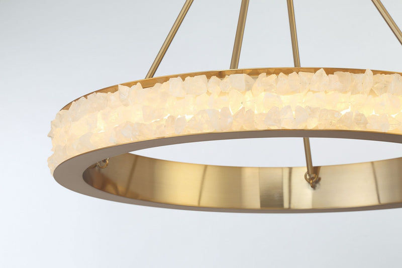 Minka-Lavery 3887-776-L LED Chandelier, Celeste Brass