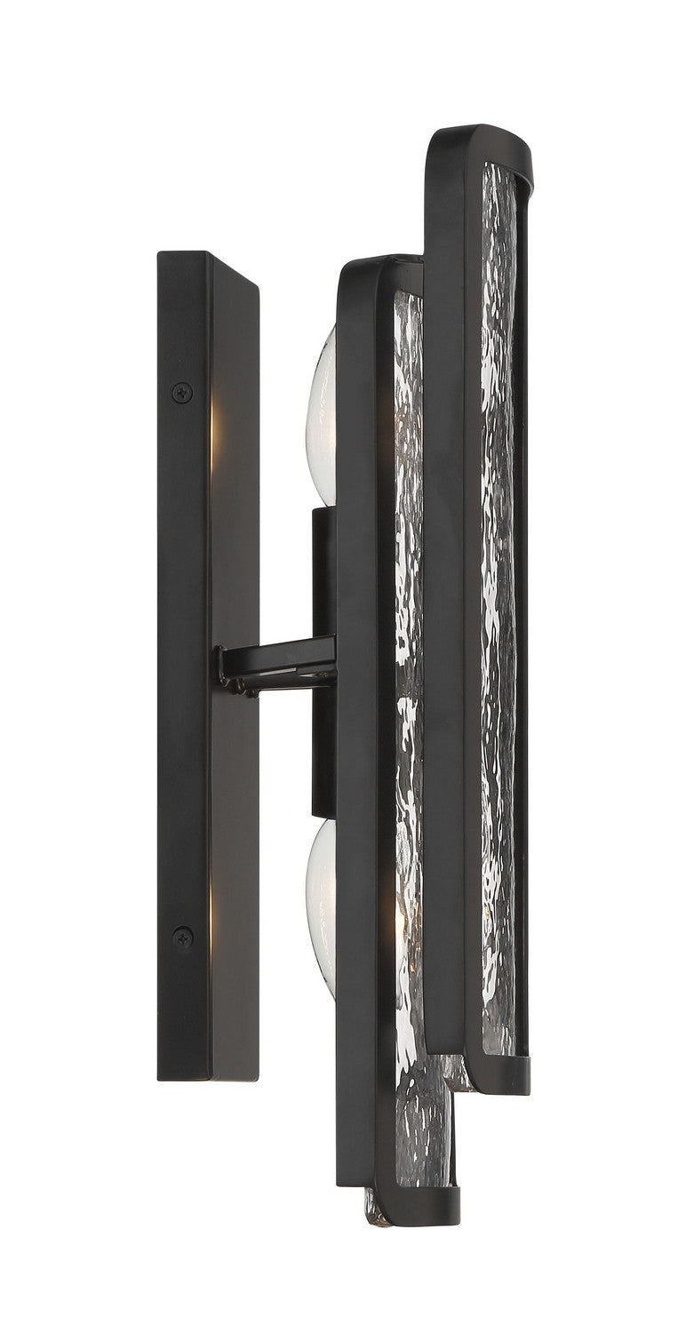 Minka-Lavery 5261-66A Two Light Wall Sconce, Coal