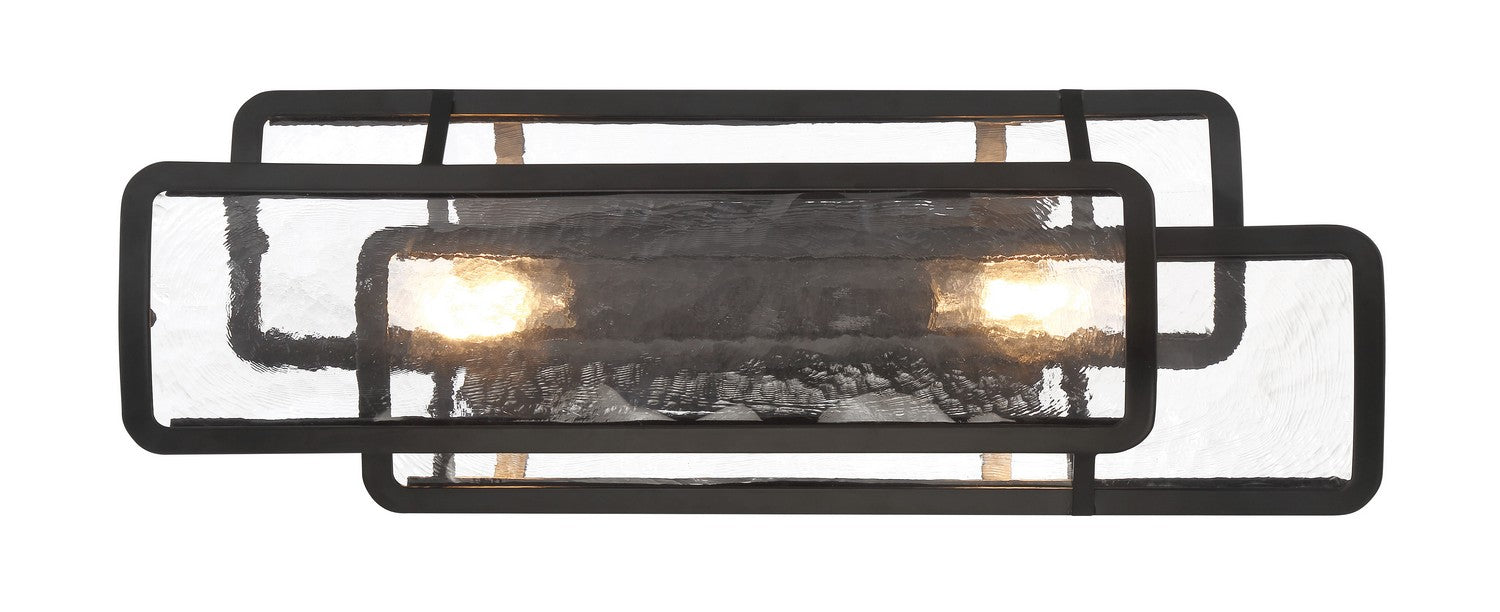 Minka-Lavery 5262-66A Two Light Bath Vanity, Coal