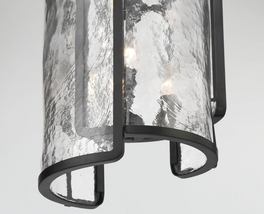 Minka-Lavery 5266-66A Six Light Foyer Pendant, Coal