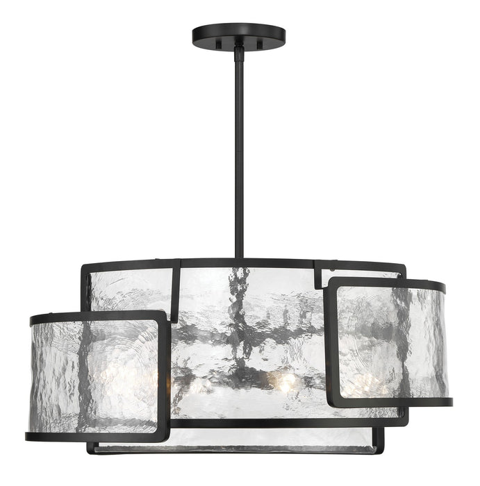 Minka-Lavery 5267-66A Six Light Pendant, Coal