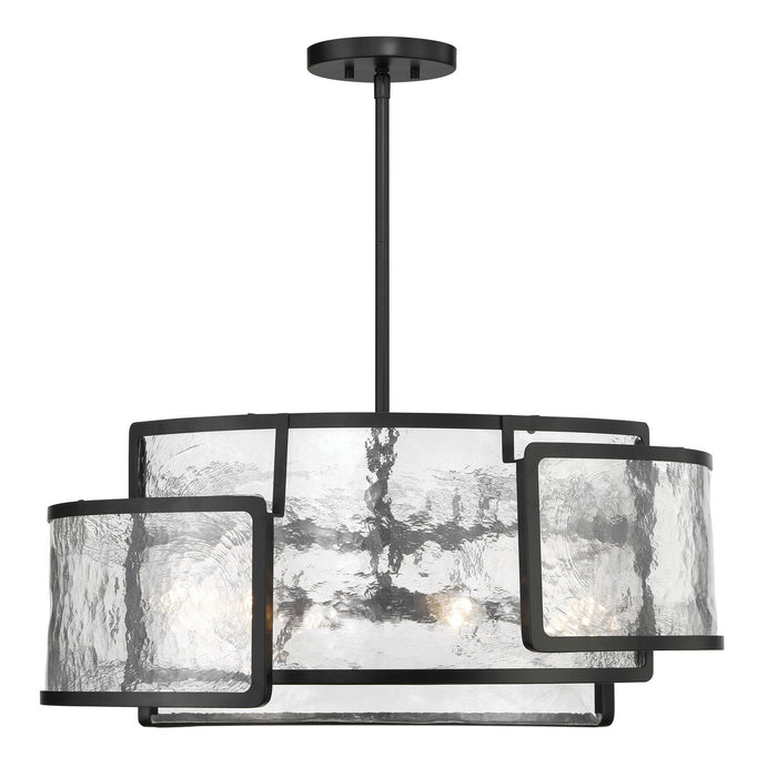 Minka-Lavery 5267-66A Six Light Pendant, Coal (Open Box - Final Sale)
