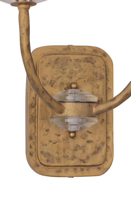 Minka-Lavery 5282-788 Two Light Wall Sconce, Ashen Gold