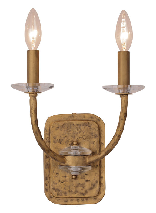 Minka-Lavery 5282-788 Two Light Wall Sconce, Ashen Gold