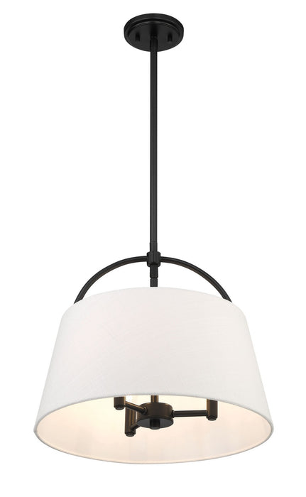 Minka-Lavery 5395-66A Three Light Island Pendant, Coal