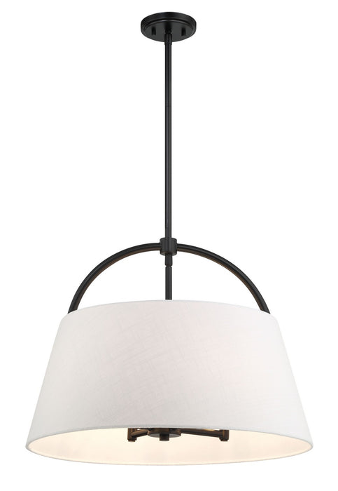 Minka-Lavery 5396-66A Four Light Island Pendant, Coal