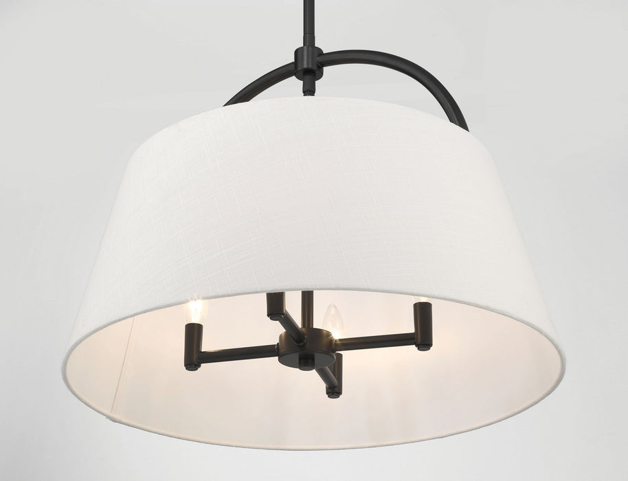 Minka-Lavery 5396-66A Four Light Island Pendant, Coal