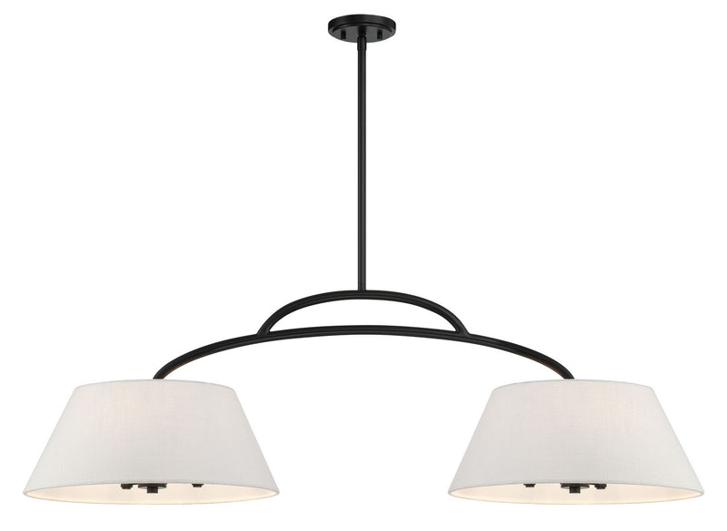 Minka-Lavery 5398-66A Six Light Island Pendant, Coal