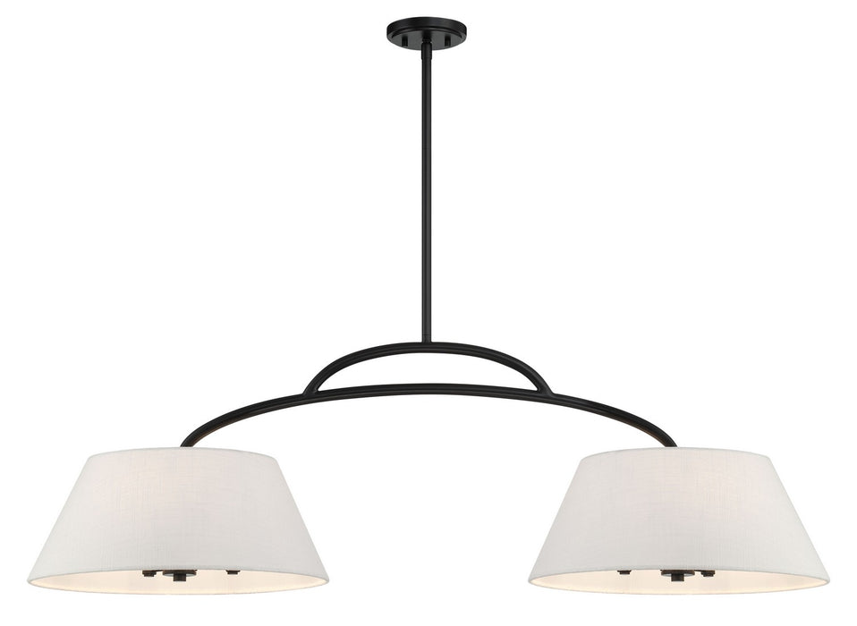 Minka-Lavery 5398-66A Six Light Island Pendant, Coal