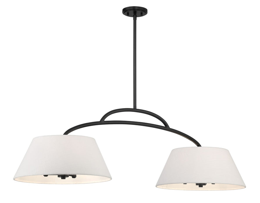 Minka-Lavery 5398-66A Six Light Island Pendant, Coal