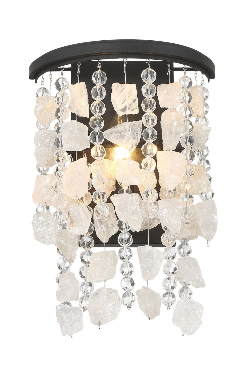 Minka-Lavery 6701-66 One Light Wall Sconce, Sand Coal