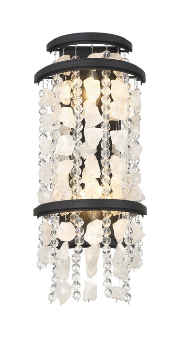 Minka-Lavery 6702-66 Two Light Wall Sconce, Sand Coal