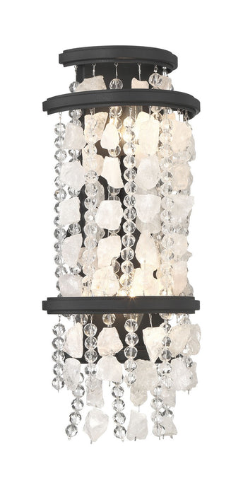 Minka-Lavery 6702-66 Two Light Wall Sconce, Sand Coal
