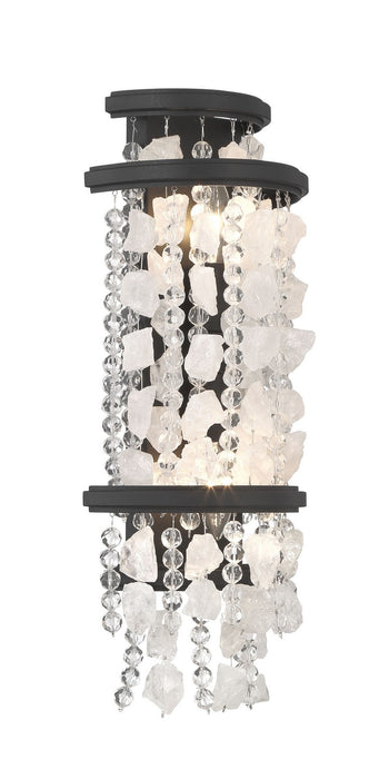 Minka-Lavery 6702-66 Two Light Wall Sconce, Sand Coal