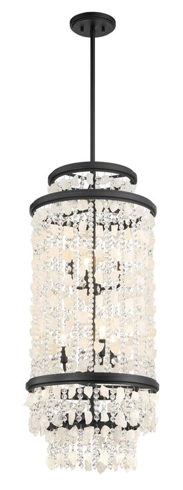 Minka-Lavery 6704-66 Six Light Foyer Pendant, Sand Coal