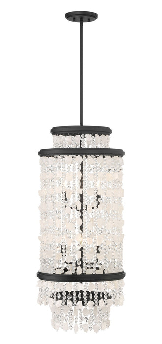 Minka-Lavery 6704-66 Six Light Foyer Pendant, Sand Coal