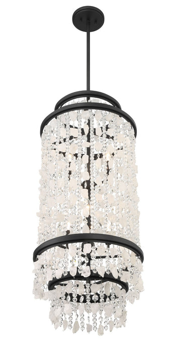 Minka-Lavery 6704-66 Six Light Foyer Pendant, Sand Coal