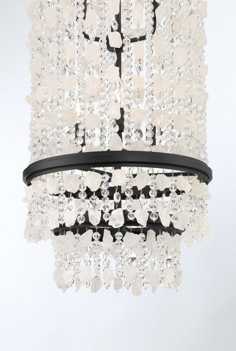 Minka-Lavery 6704-66 Six Light Foyer Pendant, Sand Coal