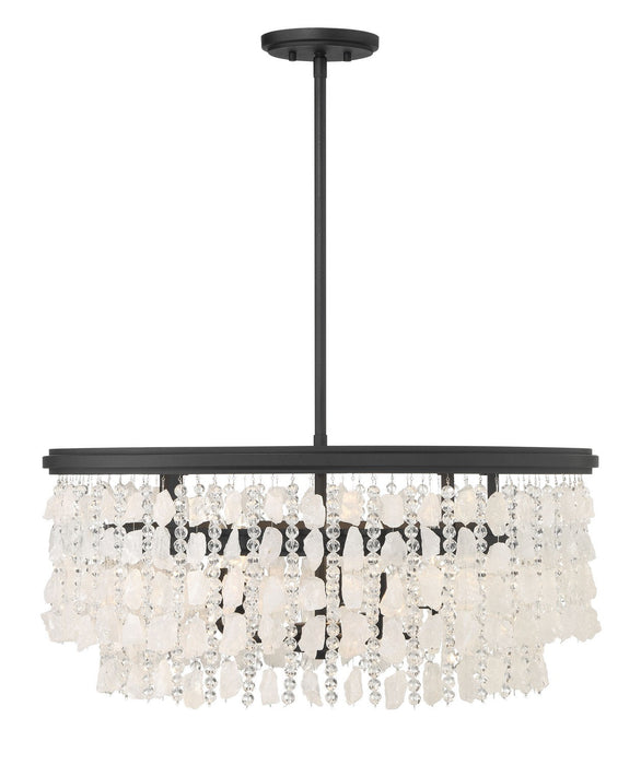 Minka-Lavery 6705-66 Five Light Chandelier, Sand Coal (Display - Final Sale)