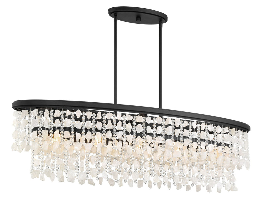 Minka-Lavery 6707-66 Five Light Island Pendant, Sand Coal