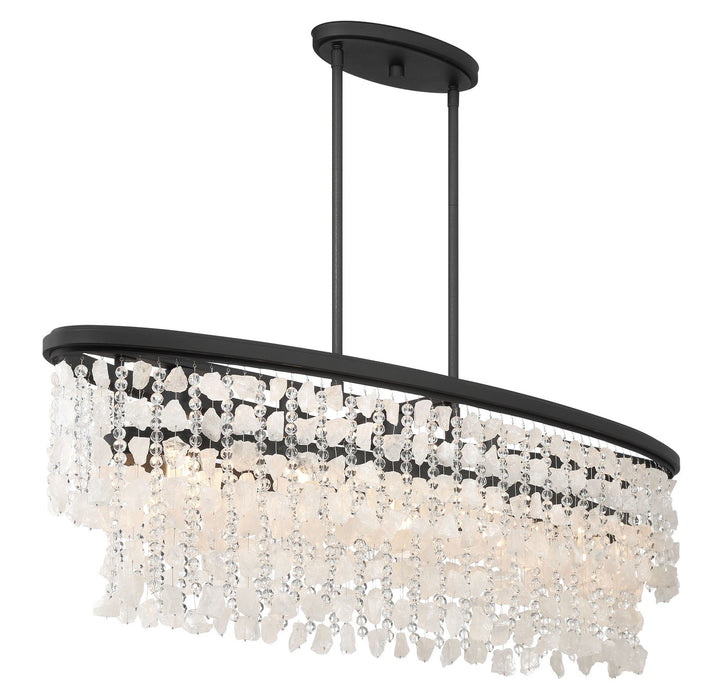 Minka-Lavery 6707-66 Five Light Island Pendant, Sand Coal