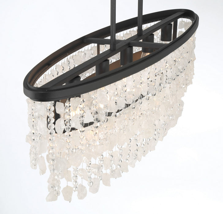 Minka-Lavery 6707-66 Five Light Island Pendant, Sand Coal