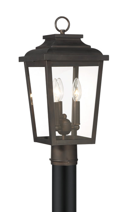 Minka-Lavery 72176-189-C Three Light Post Mount, Chelesa Bronze
