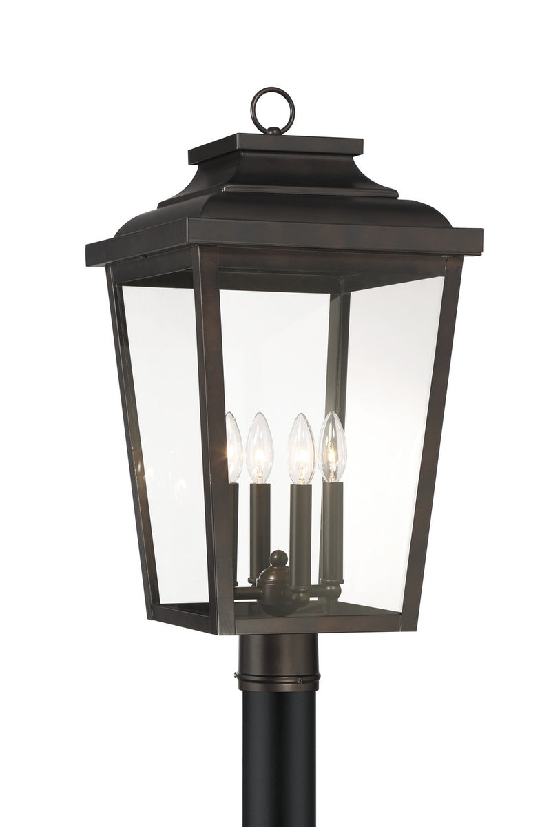 Minka-Lavery 72177-189-C Four Light Post Mount, Chelesa Bronze