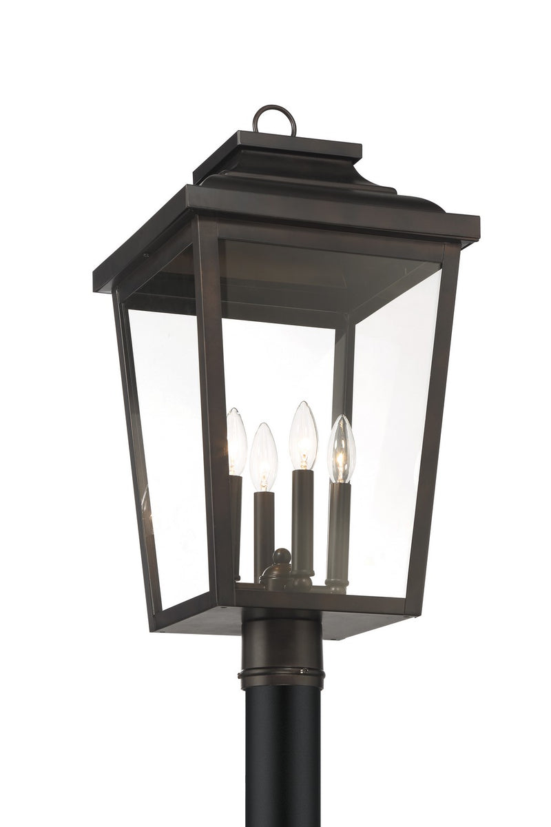 Minka-Lavery 72177-189-C Four Light Post Mount, Chelesa Bronze