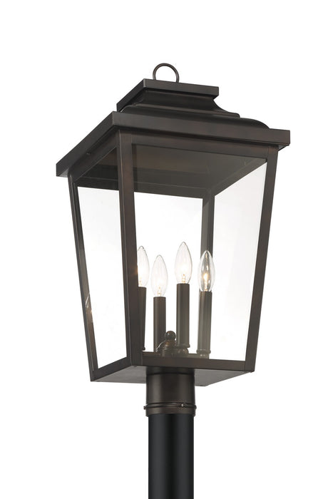 Minka-Lavery 72177-189-C Four Light Post Mount, Chelesa Bronze