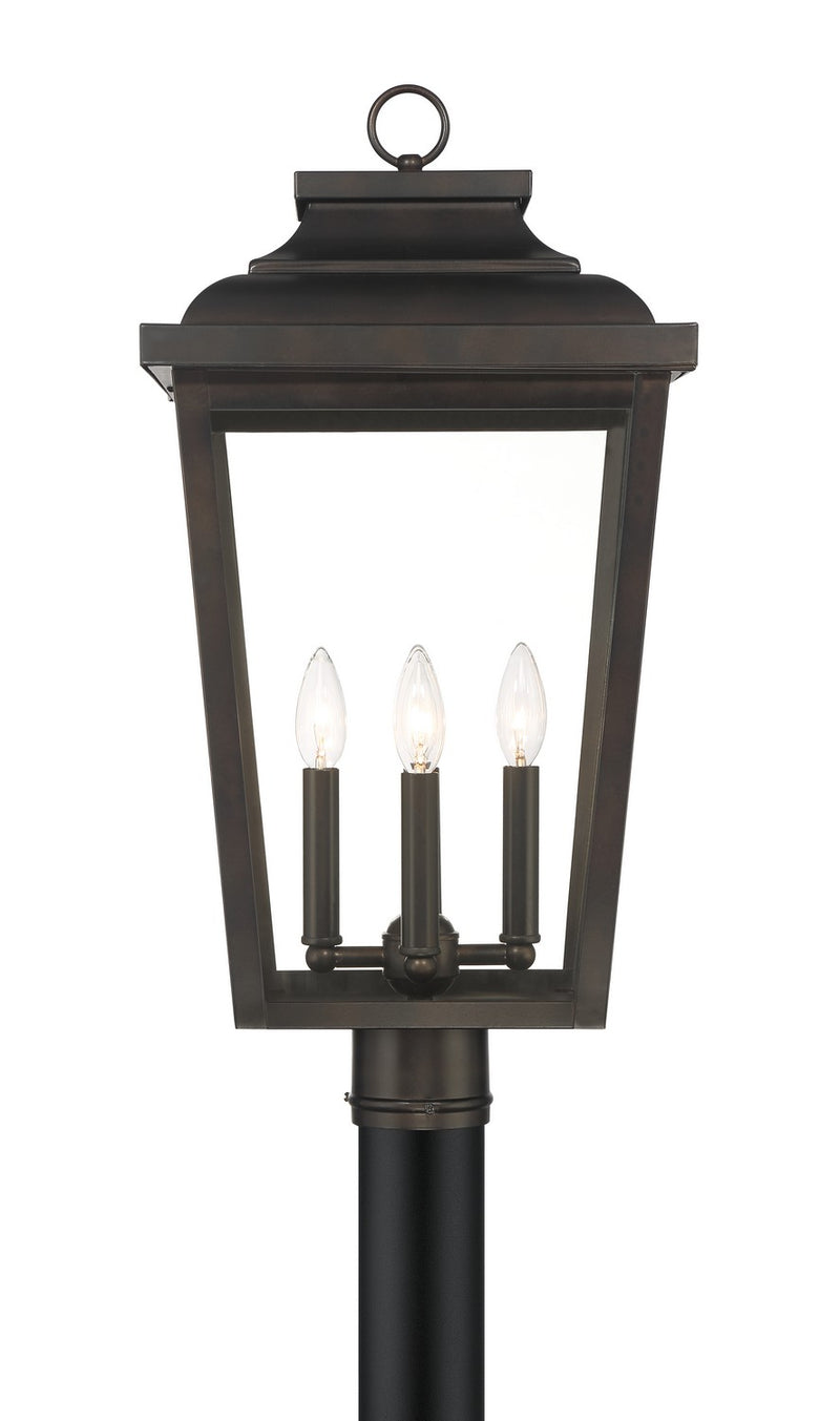 Minka-Lavery 72177-189-C Four Light Post Mount, Chelesa Bronze