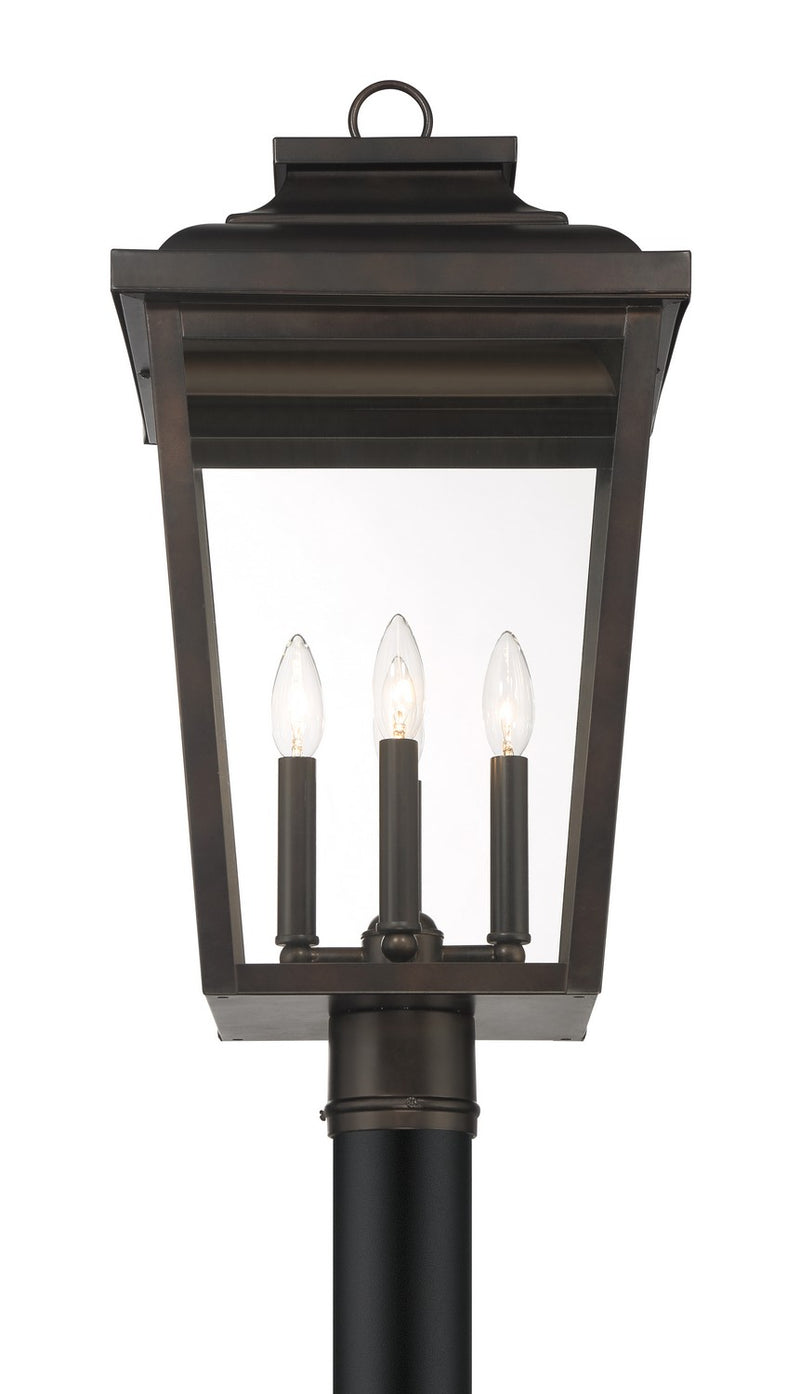 Minka-Lavery 72177-189-C Four Light Post Mount, Chelesa Bronze