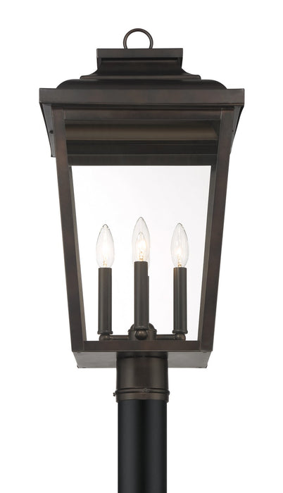 Minka-Lavery 72177-189-C Four Light Post Mount, Chelesa Bronze