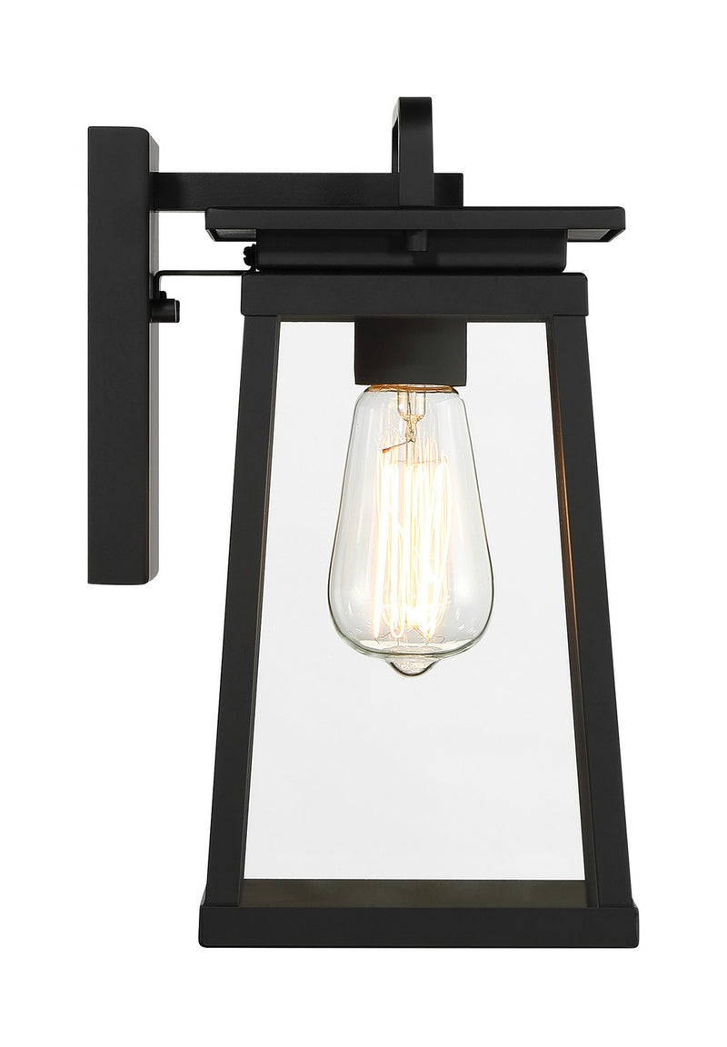 Minka-Lavery 73211-66A One Light Outdoor Wall Mount, Coal