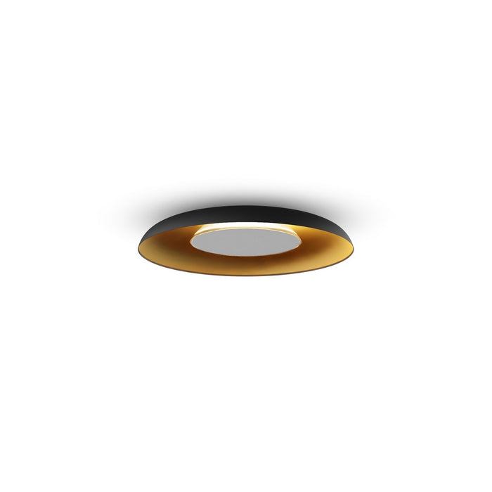 Koncept RMW-09-SW-MWT-HW+18BD-MBG LED Wall Sconce, Matte Black w/ Gold