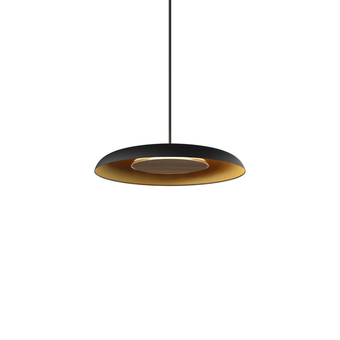 Koncept RMW-09-SW-OWT-HW+18BD-MBG LED Wall Sconce, Matte Black w/ Gold
