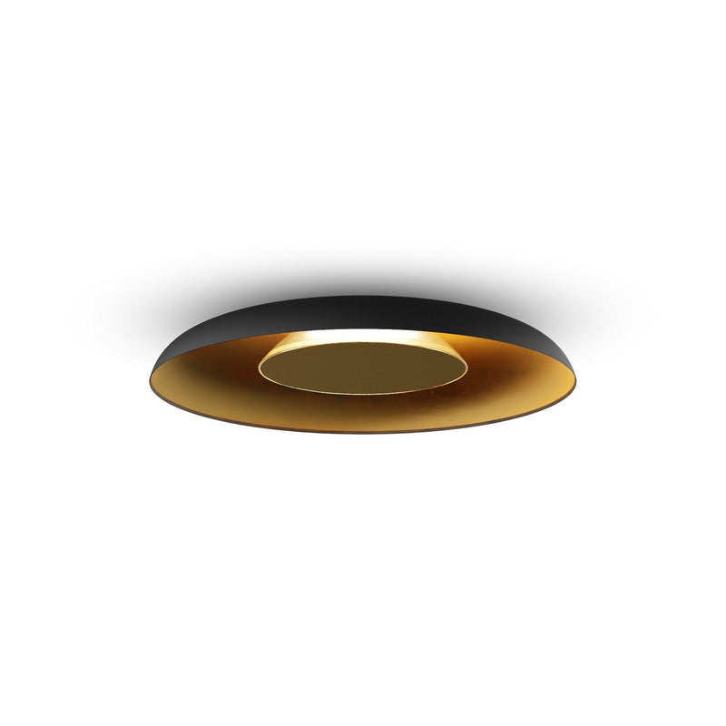 Koncept RMW-12-SW-BRS-HW+24BD-MBG LED Wall Sconce, Matte Black w/ Gold