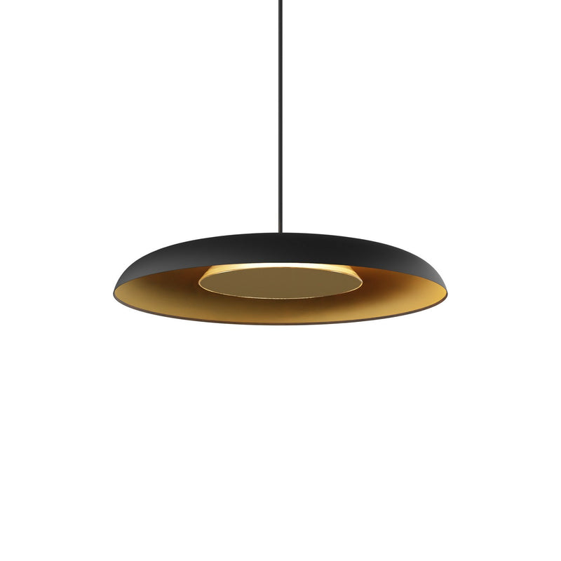 Koncept RMW-12-SW-BRS-HW+24BD-MBG LED Wall Sconce, Matte Black w/ Gold