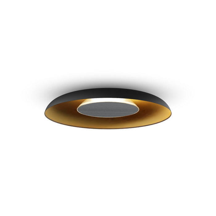 Koncept RMW-12-SW-BNI-HW+24BD-MBG LED Wall Sconce, Matte Black w/ Gold