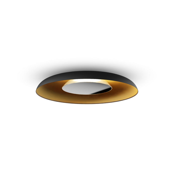 Koncept RMW-12-SW-CRM-HW+24BD-MBG LED Wall Sconce, Matte Black w/ Gold