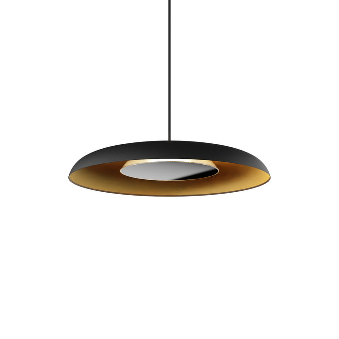 Koncept RMW-12-SW-CRM-HW+24BD-MBG LED Wall Sconce, Matte Black w/ Gold