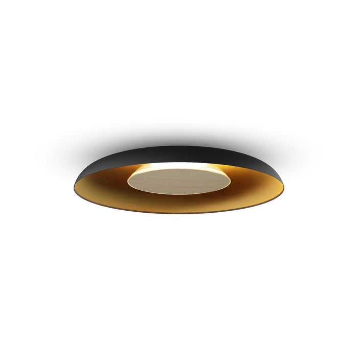 Koncept RMW-12-SW-WOK-HW+24BD-MBG LED Wall Sconce, Matte Black w/ Gold